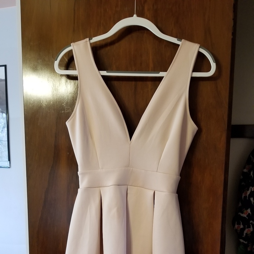 Semi formal pale pink dress